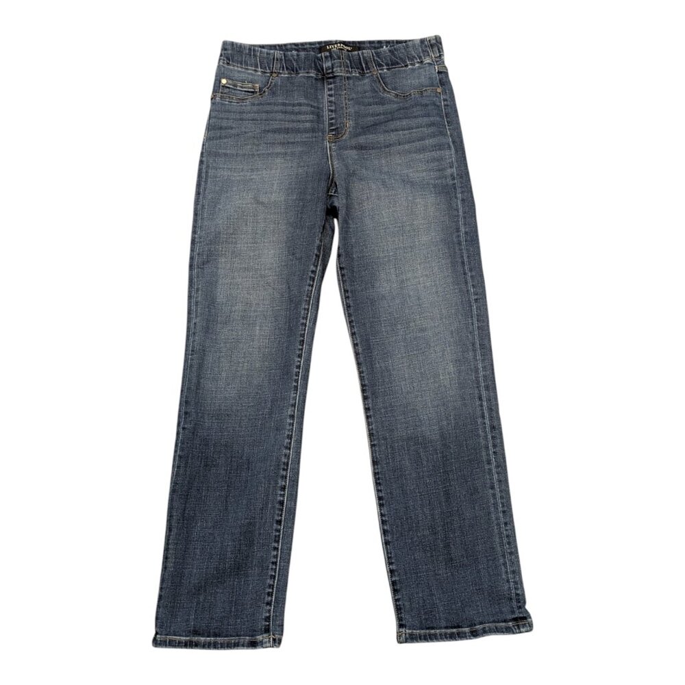 Liverpool Women's "The Slim" Jeans Stretch High Rise Straight Leg Blue Size 8/29